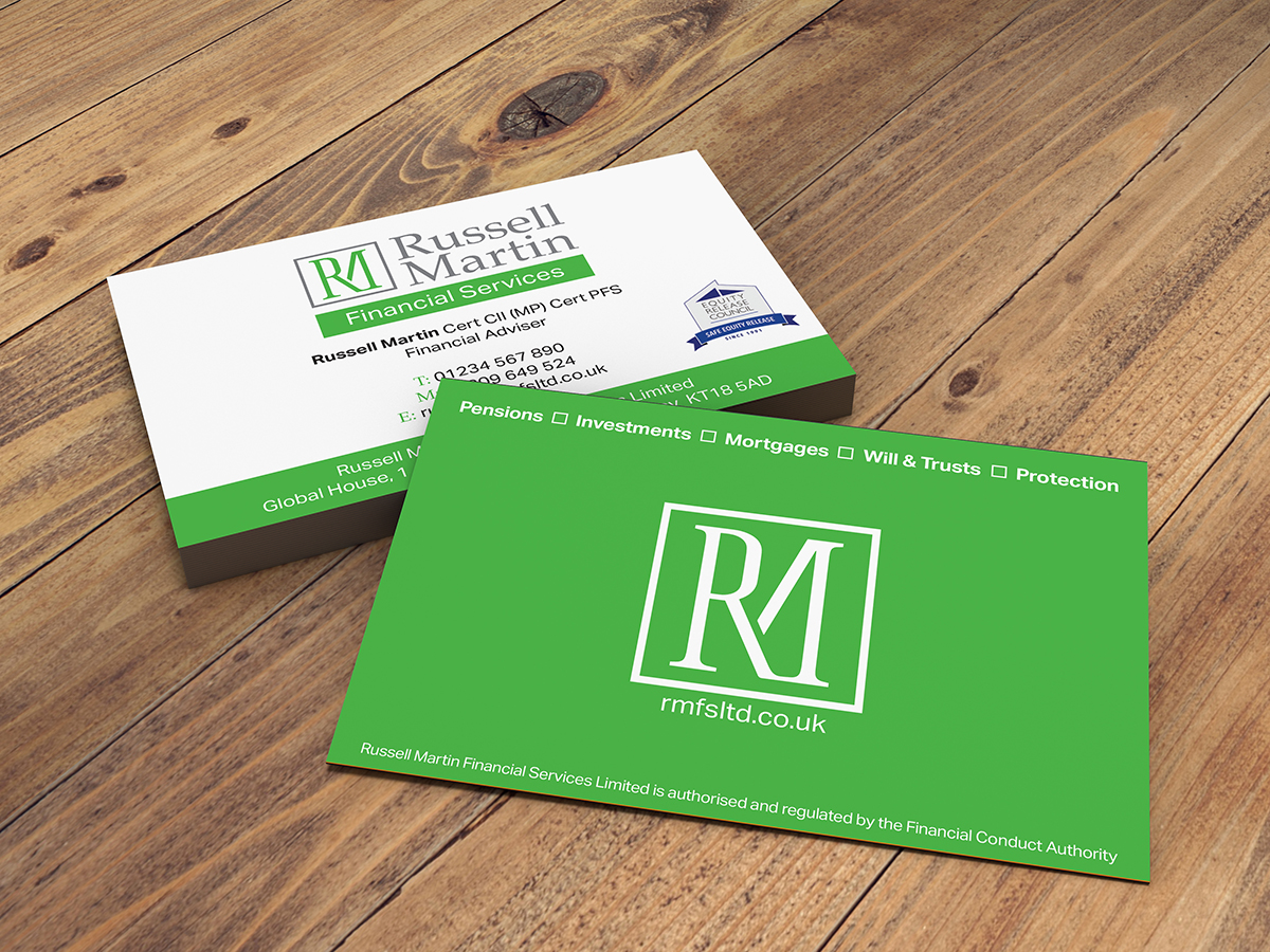 Russell Martin Financial Services Business Card